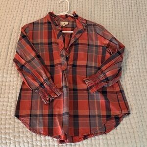 Tuckernuck Plaid Blouse